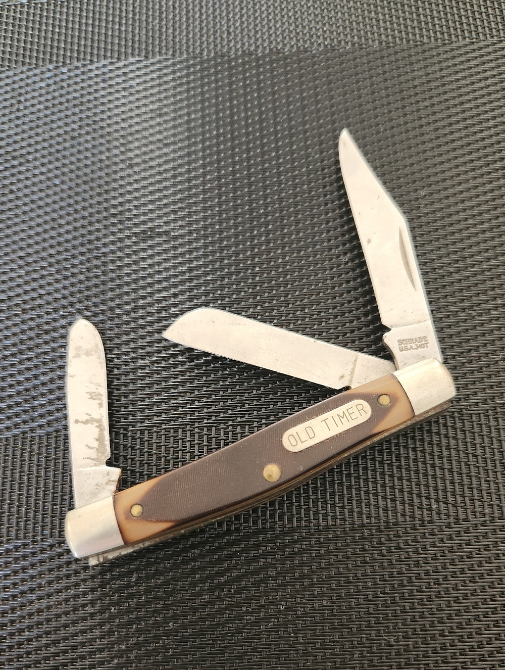 VINTAGE SCHRADE USA 340T OLD TIMER POCKETKNIFE- FREE SHIPPING